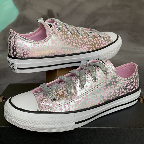 CONVERSE CTAS OX PINK GLAZE/SILVER WHITE WMNS - Picture 11 of 15